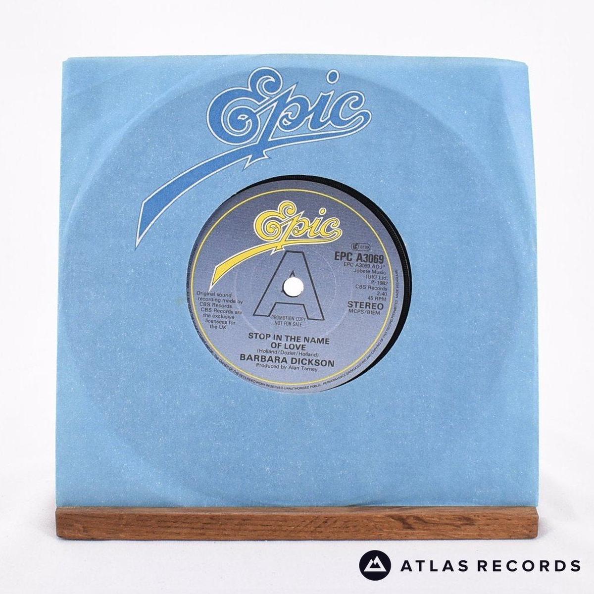 Barbara Dickson – Stop In The Name Of Love – Promo 7″ Vinyl Record – EX/VG+