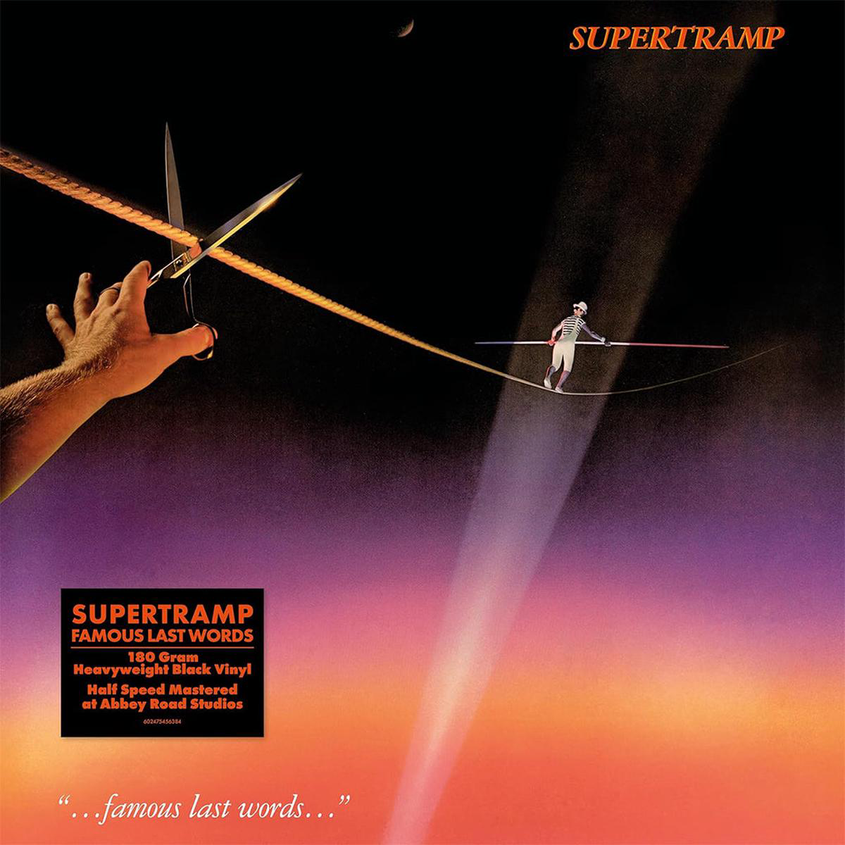 SUPERTRAMP 8211 8230Famous Last Words8230 (Half-Speed Master Edition) 8211 LP 8211 180g Vinyl MAR 20