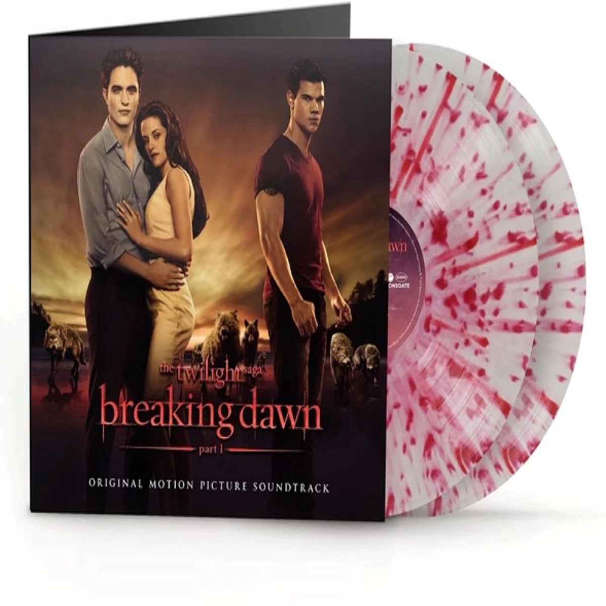 The Twilight Saga: Breaking Dawn Part 1 Vinyl LP Indies Milky Clear w/Red Splatter Colour 2026