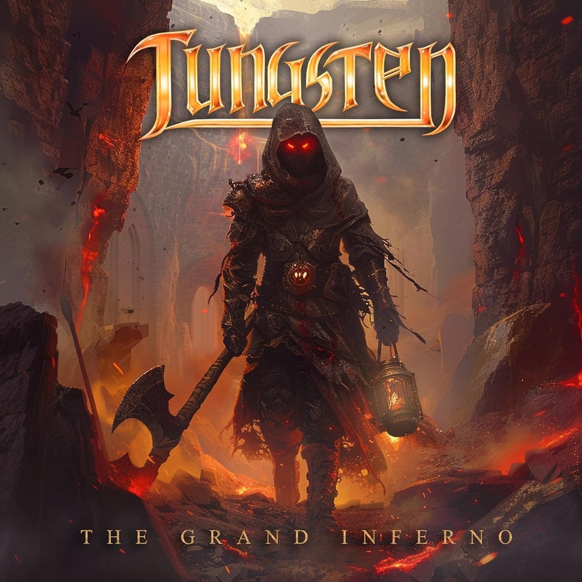 Tungsten The Grand Inferno Vinyl LP Brimstone Ember Colour 2024