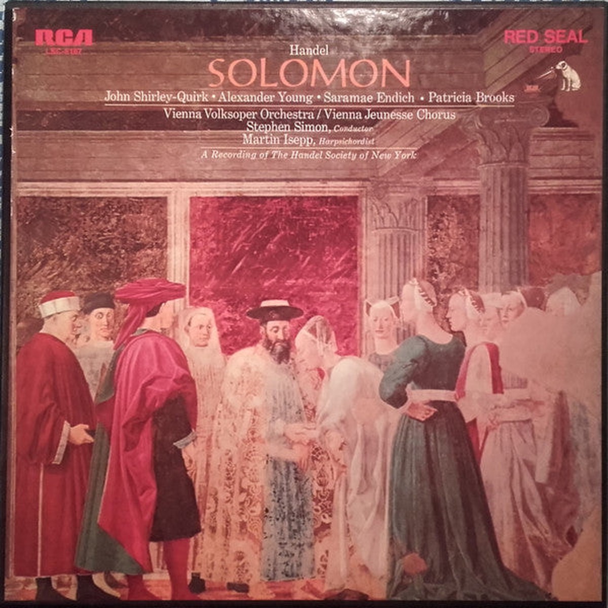 Handel*, John Shirley-Quirk, Alexander Young, Saramae Endich, Patricia Brooks, Vienna Volksoper Orchestra*, Vienna Jeunesse Chorus*, Stephen Simon – Solomon – LP