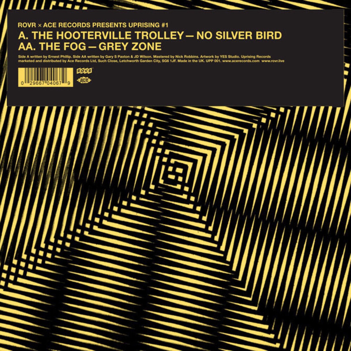 Hooterville Trolley / The Fog – No Silver Bird / Grey Zone (Uk) [7″ Vinyl]