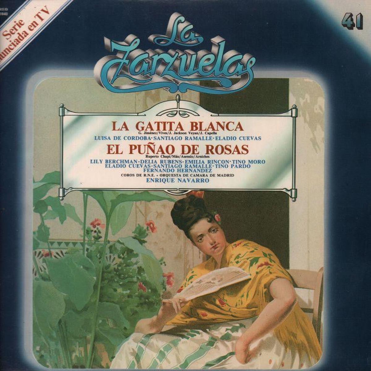 La Gatita Blanca El Punao De Rosas Navarro-Zacosa-Vinyl LP-VG/Ex+