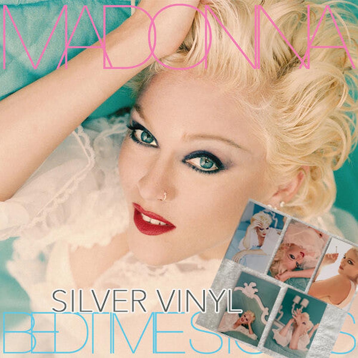 Madonna – Bedtime Stories (The Silver Collection) (Colored Vinyl, Silver) LP – New + 5 promo postcards