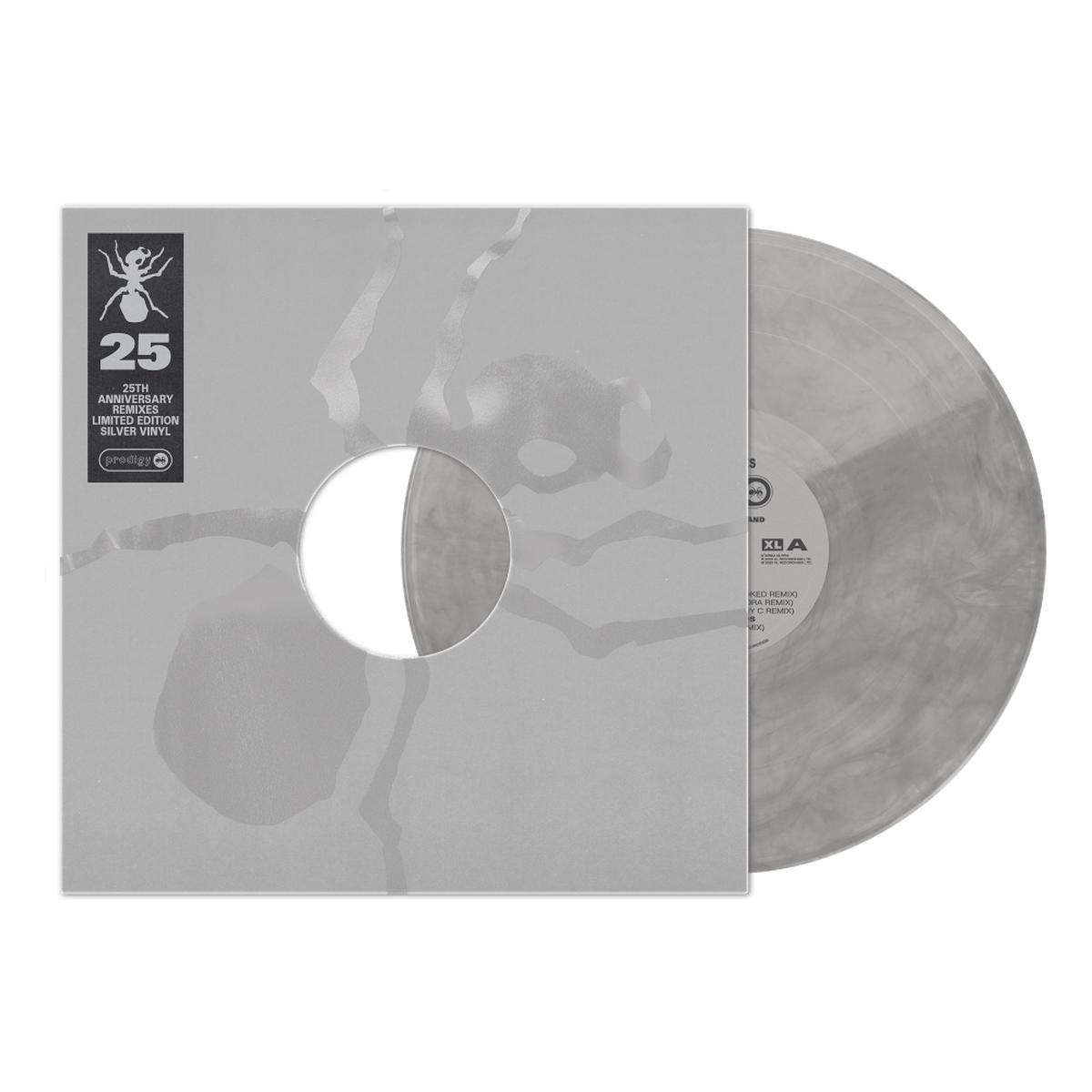 PRODIGY-THE FAT OF THE LAND REMIXES 25 ANNIV LTD ED SILVER VINYL 12  *NEW*