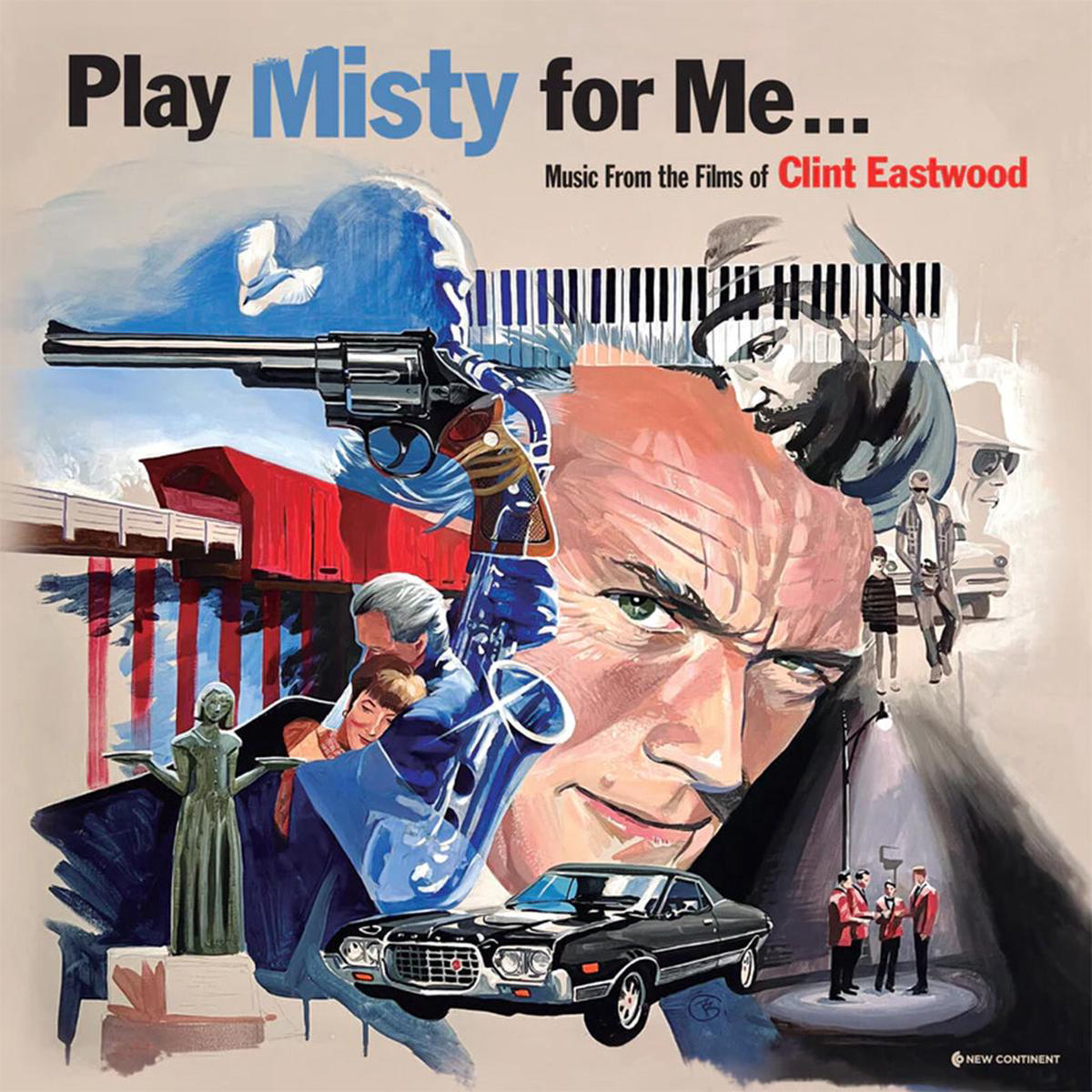VARIOUS 8211 Play Misty For Me 8211 Music From The Films Of Clint Eastwood 8211 LP 8211 180g Blue Vinyl
