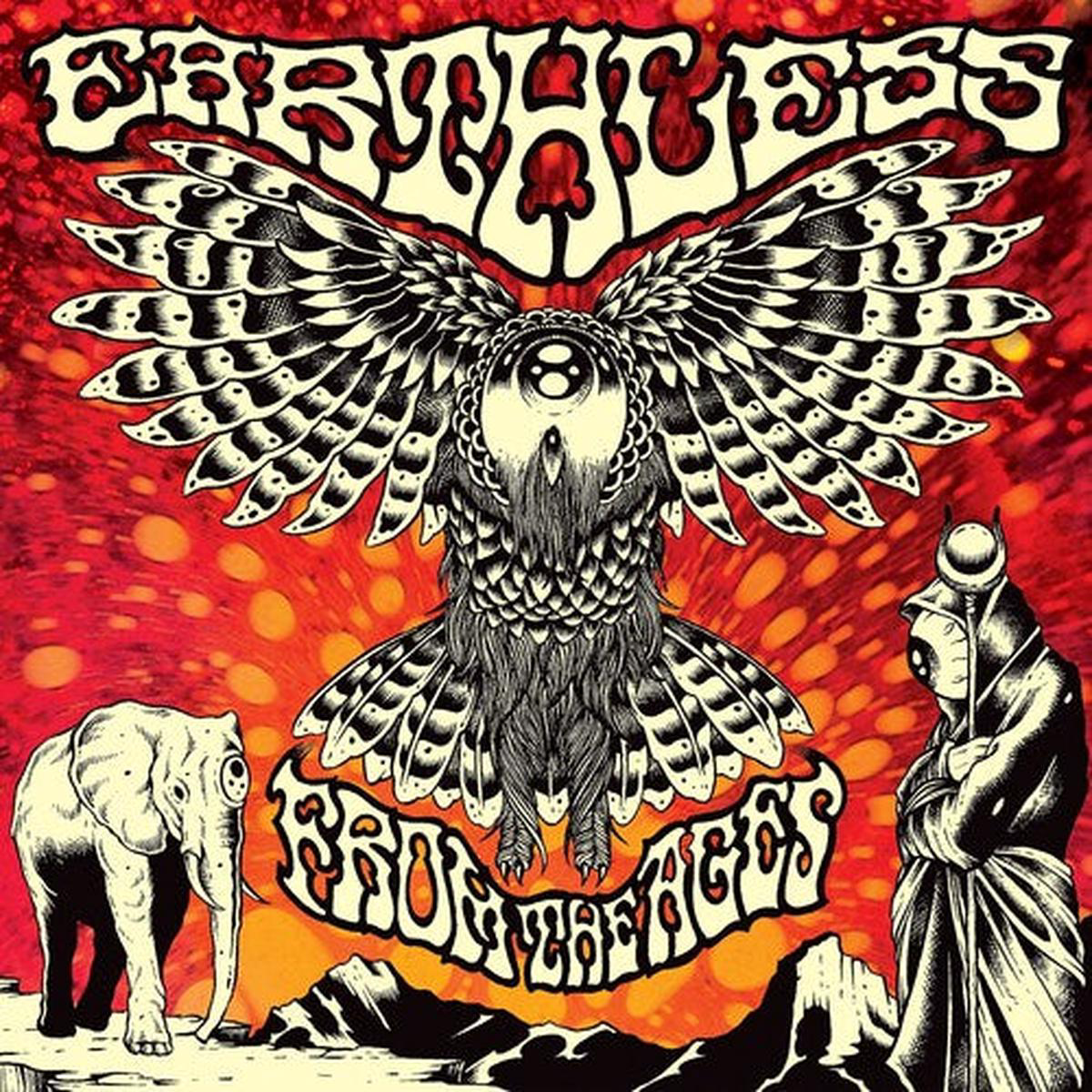 Earthless 8211 From the Ages 2LP (Ltd Clear w Dark Red Splatter Vinyl)