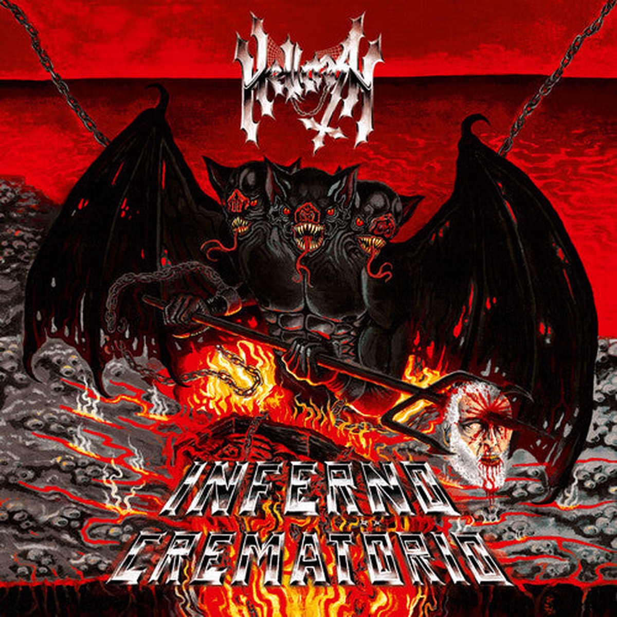 Hellcrash Inferno Crematorio – Record Album – Vinyl LP