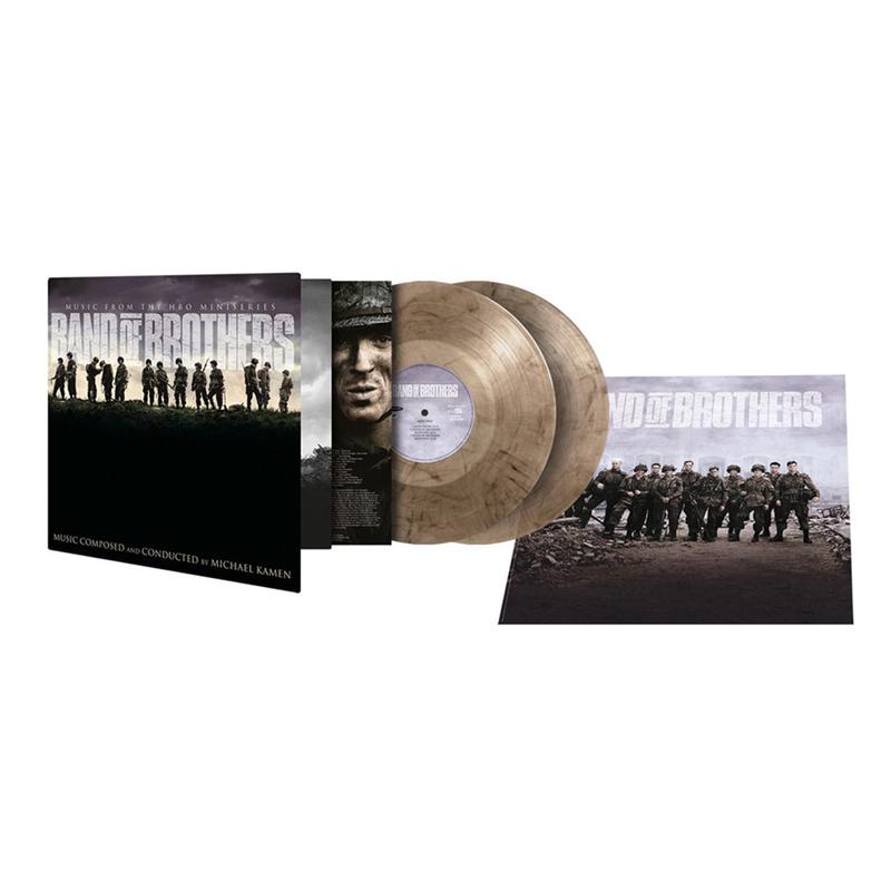 MICHAEL KAMEN – Band Of Brothers (Music From The HBO Series OST) – 2LP [w/ Full Size Poster] – Deluxe Gatefold 180g Smoke Coloured Vinyl