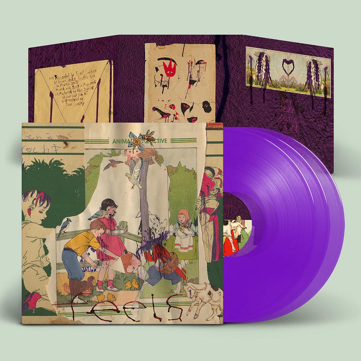 ANIMAL COLLECTIVE – Feels (20th Anniversary Deluxe Edition) – 3LP – Translucent Grape BioVinyl