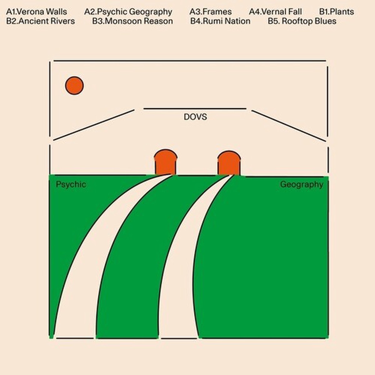 DOVS Psychic Geography – Record Album – Vinyl LP