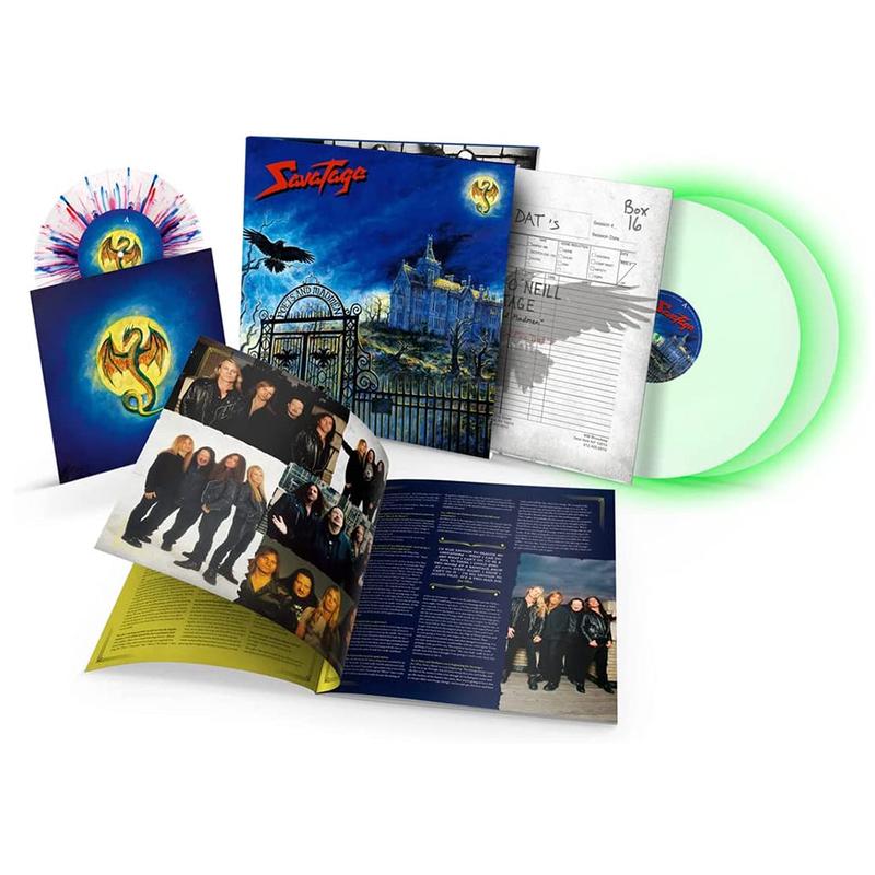 SAVATAGE – Poets And Madmen (2022 Reissue) – 2LP – Deluxe Gatefold Glow In The Dark Vinyl w/ Bonus 7″ – Splatter Vinyl