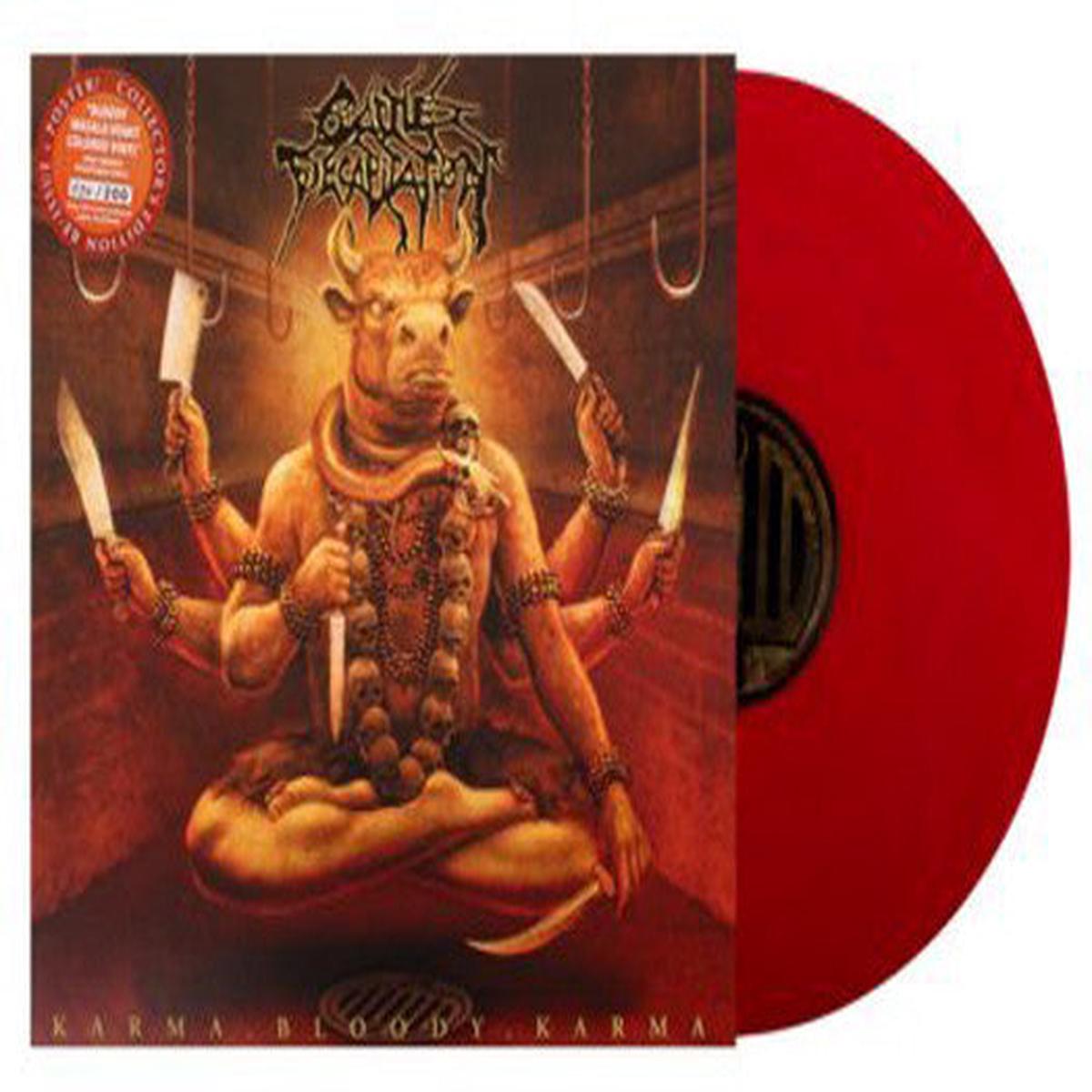 Cattle Decapitation Karma Bloody Karma Vinyl LP Red Colour 2014 – Default Title