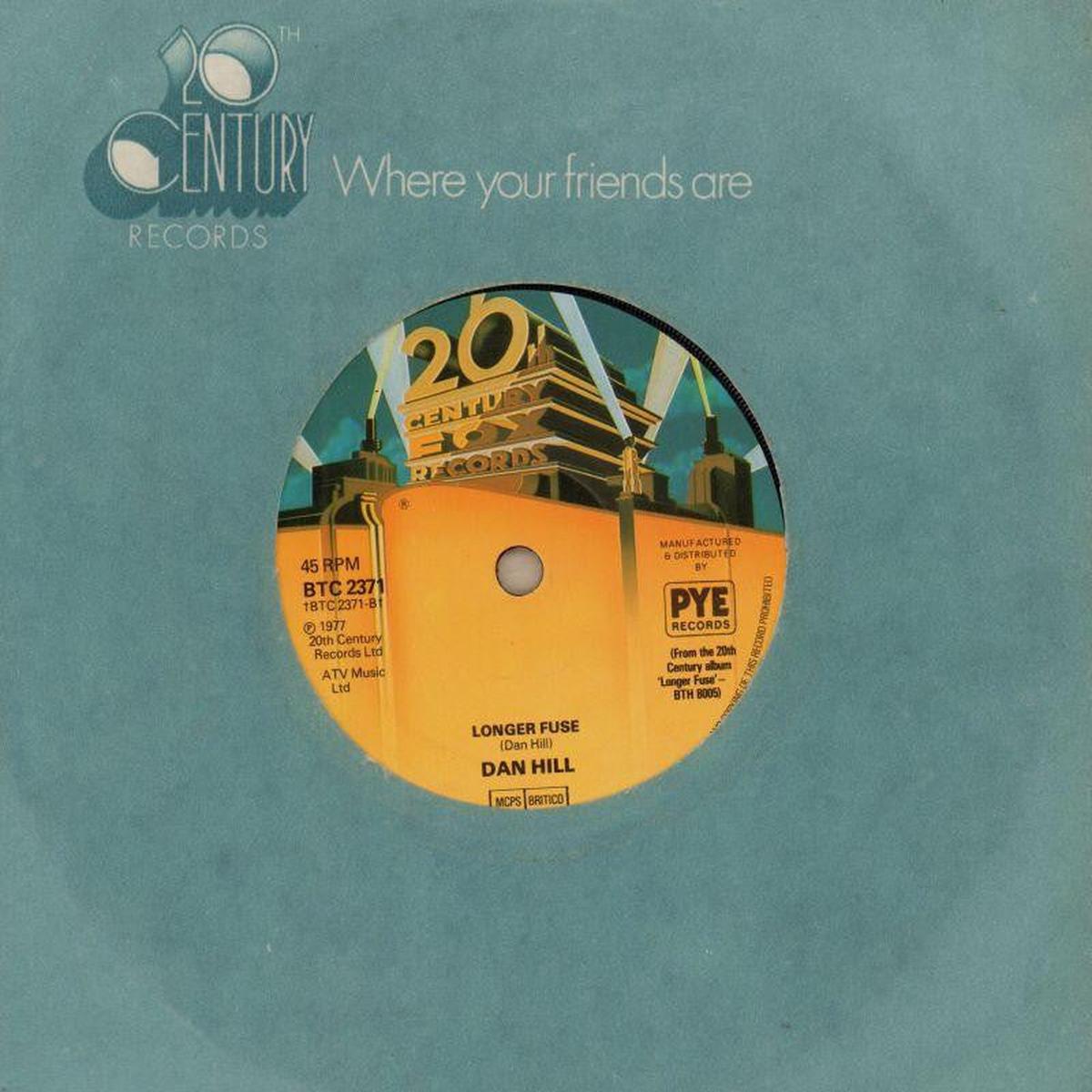 Dan Hill-Longer Fuse-7  Vinyl-Ex