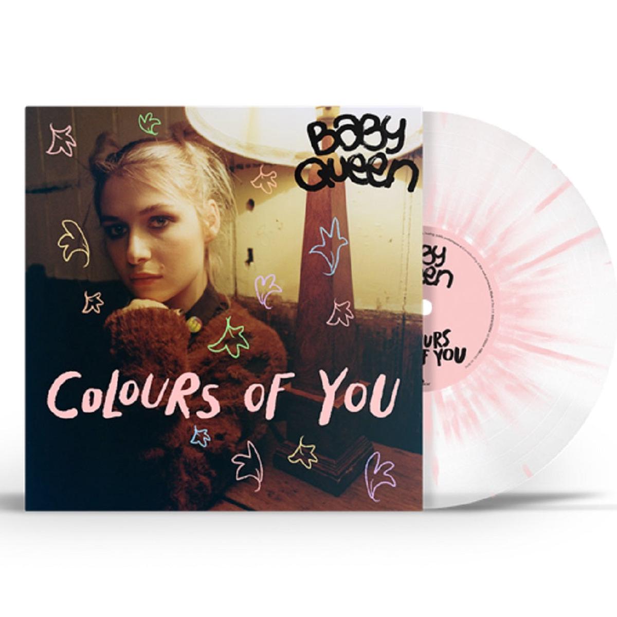 Baby Queen Colours Of You / Lazy (the piano version) Vinyl 7″ Clear and Pink Splatter RSD 2023