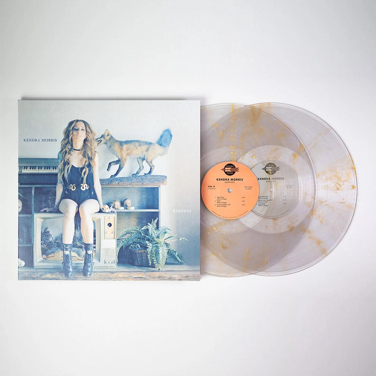 KENDRA MORRIS – Banshee (Repress) – 2LP – Clear with Metallic Gold Swirl Vinyl [OCT 25]