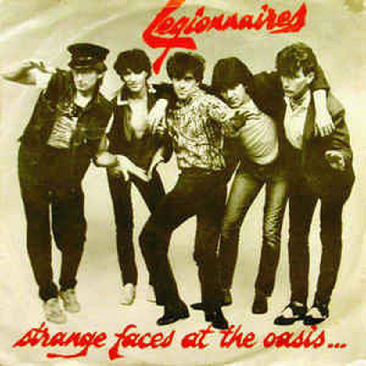LEGIONNAIRES-STRANGE FACES AT THE OASIS 12  EP VG+ COVER VG