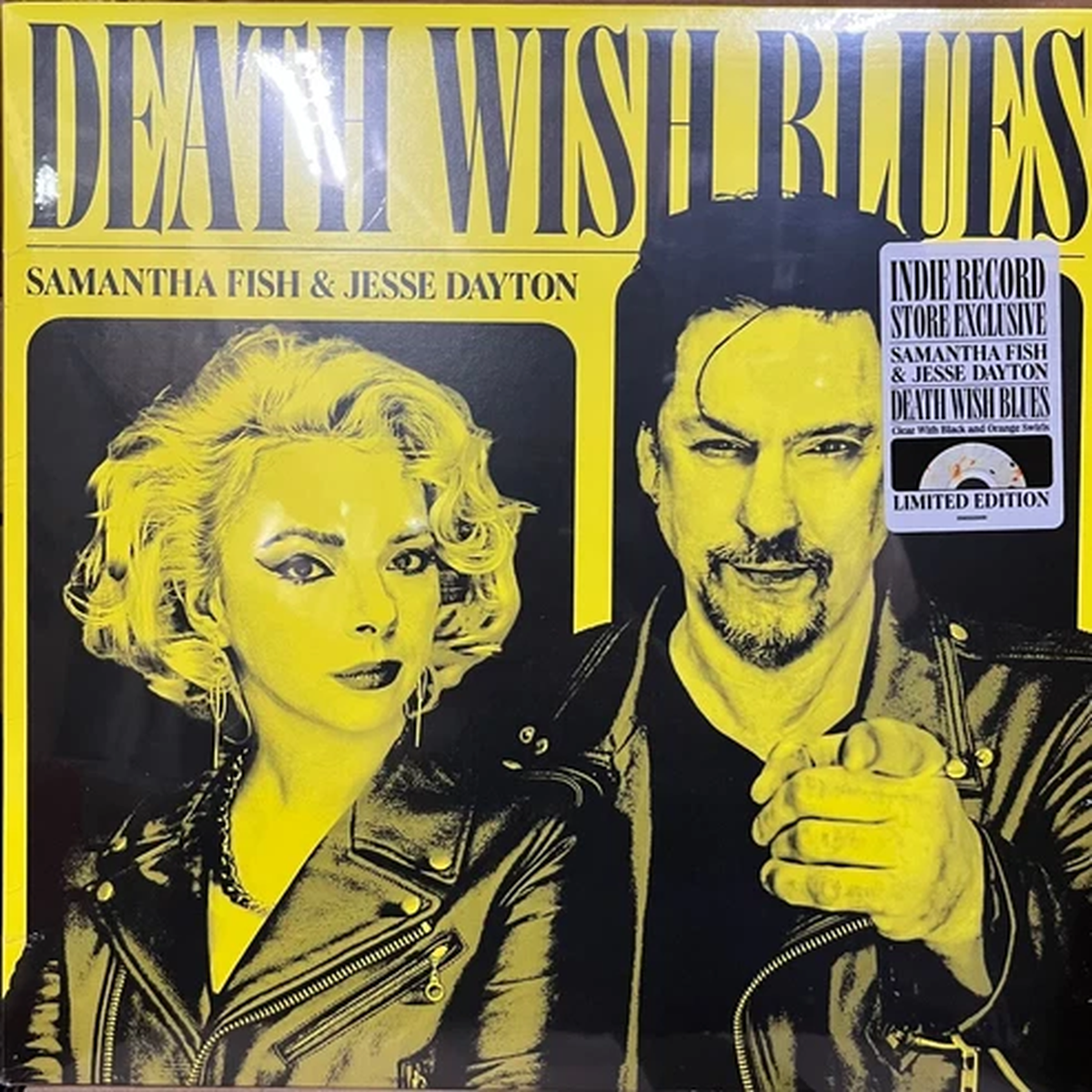 Death Wish Blues, Samantha Fish & Jesse Dayton (Record, 2023) SEALED Shelfwear*