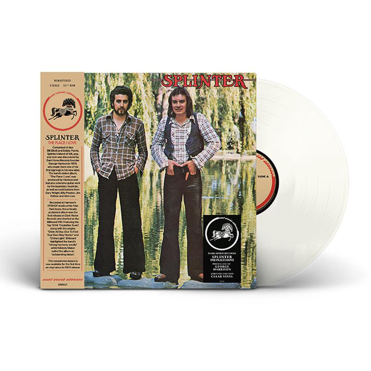 SPLINTER 8211 The Place I Love Black Friday 2023 8211 LP 8211 Deluxe 180g Clear Vinyl NOV 24