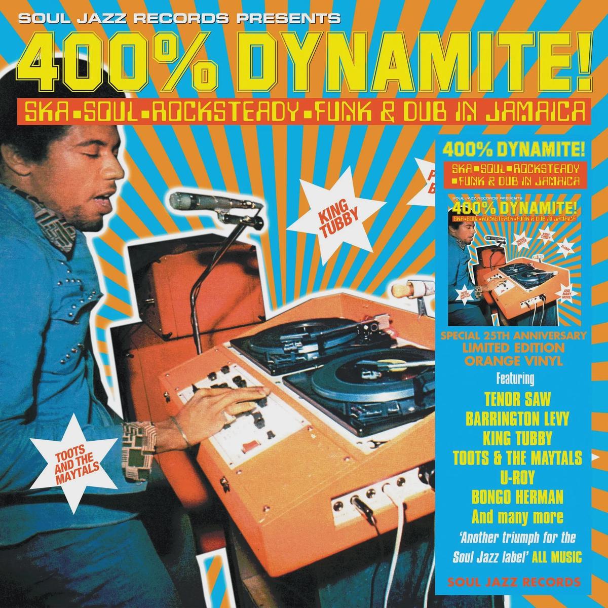 400% DYNAMITE-VARIOUS ARTISTS ORANGE VINYL 2LP *NEW*