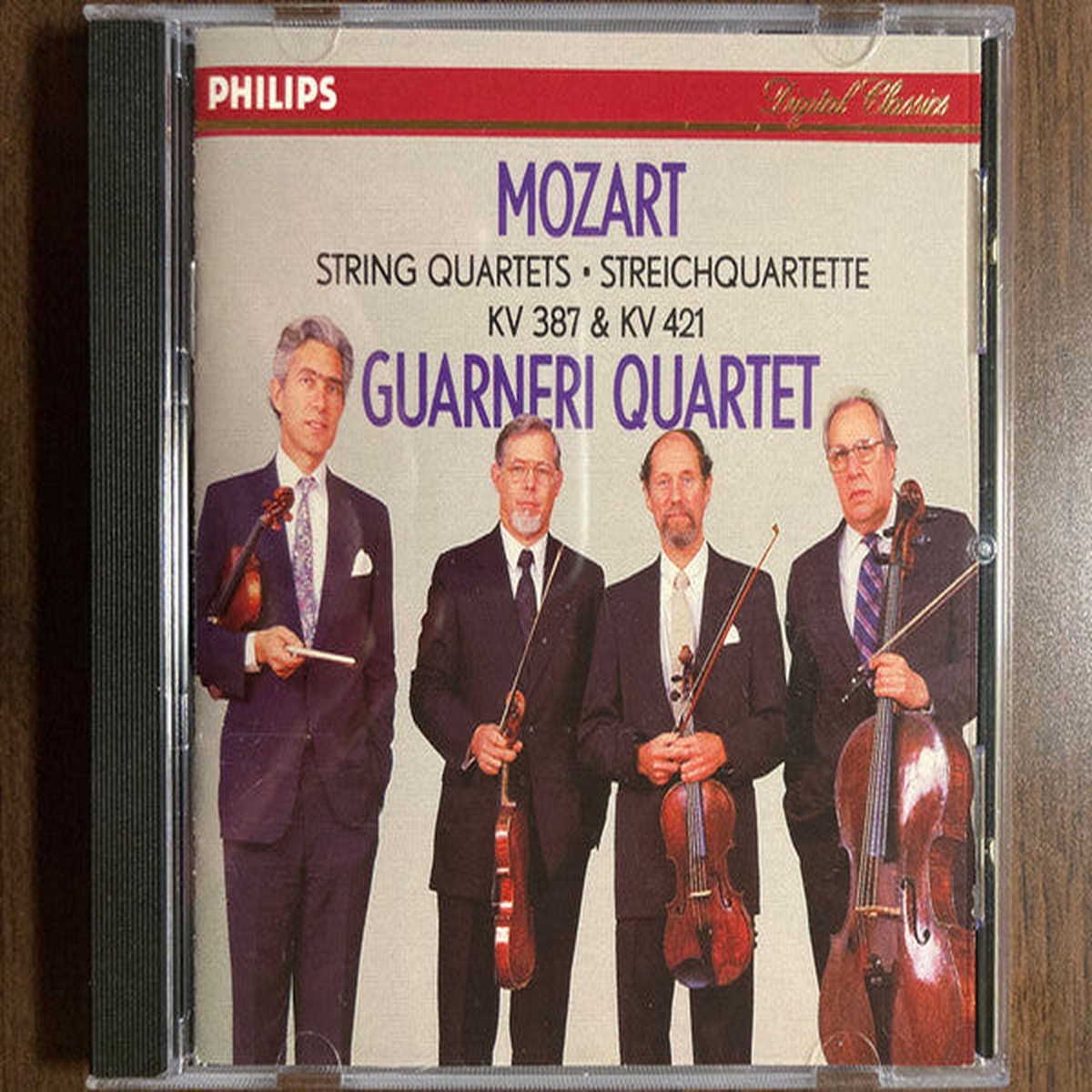 Wolfgang Amadeus Mozart, Guarneri Quartet - String Quartets = Streichquartette KV 387 & KV 421 (CD)