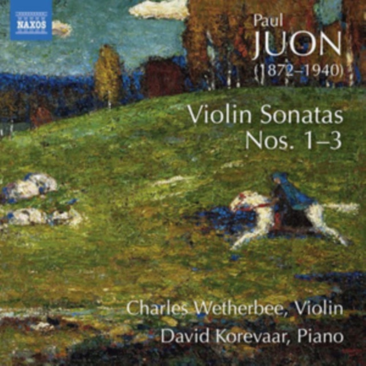 Wetherbee / Korevaar CD - Paul Juon: Violin Sonatas Nos. 1-3