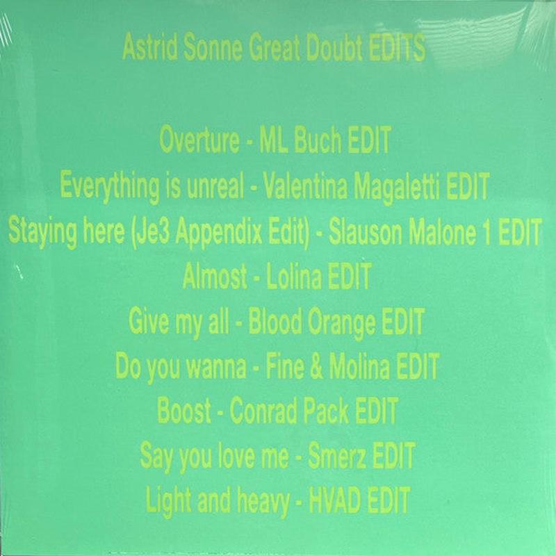 Astrid Sonne - Great Doubt Edits (New Vinyl)