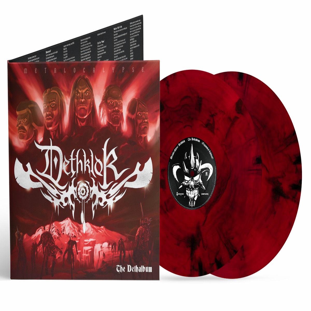 [DAMAGED] Dethklok - The Dethalbum [Apple Black Wave Vinyl]