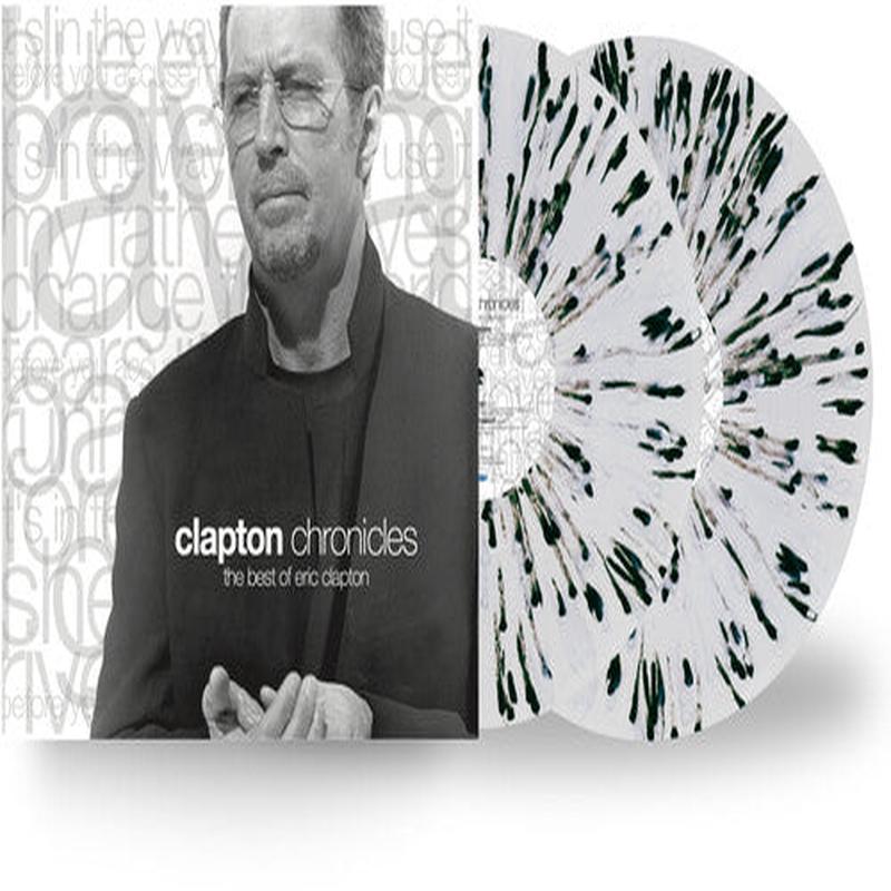 [DAMAGED] Eric Clapton - Clapton Chronicles: The Best Of Eric Clapton [White & Black Splatter Vinyl]