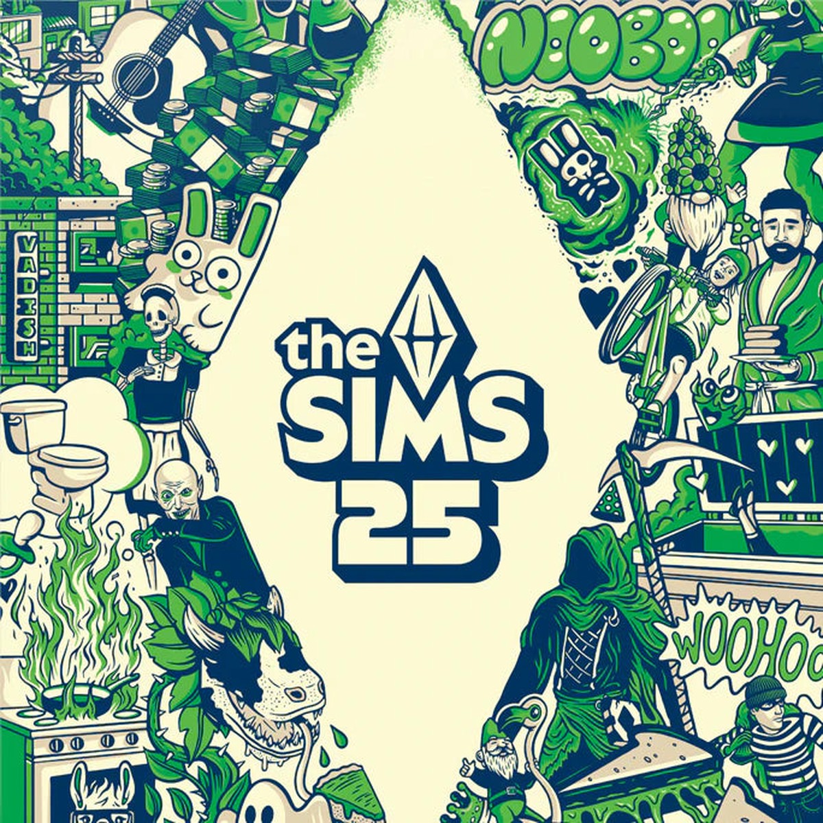 Various Artists - The Sims 25th Soundtrack (2LP Metallic Green Vinyl) (New Vinyl)