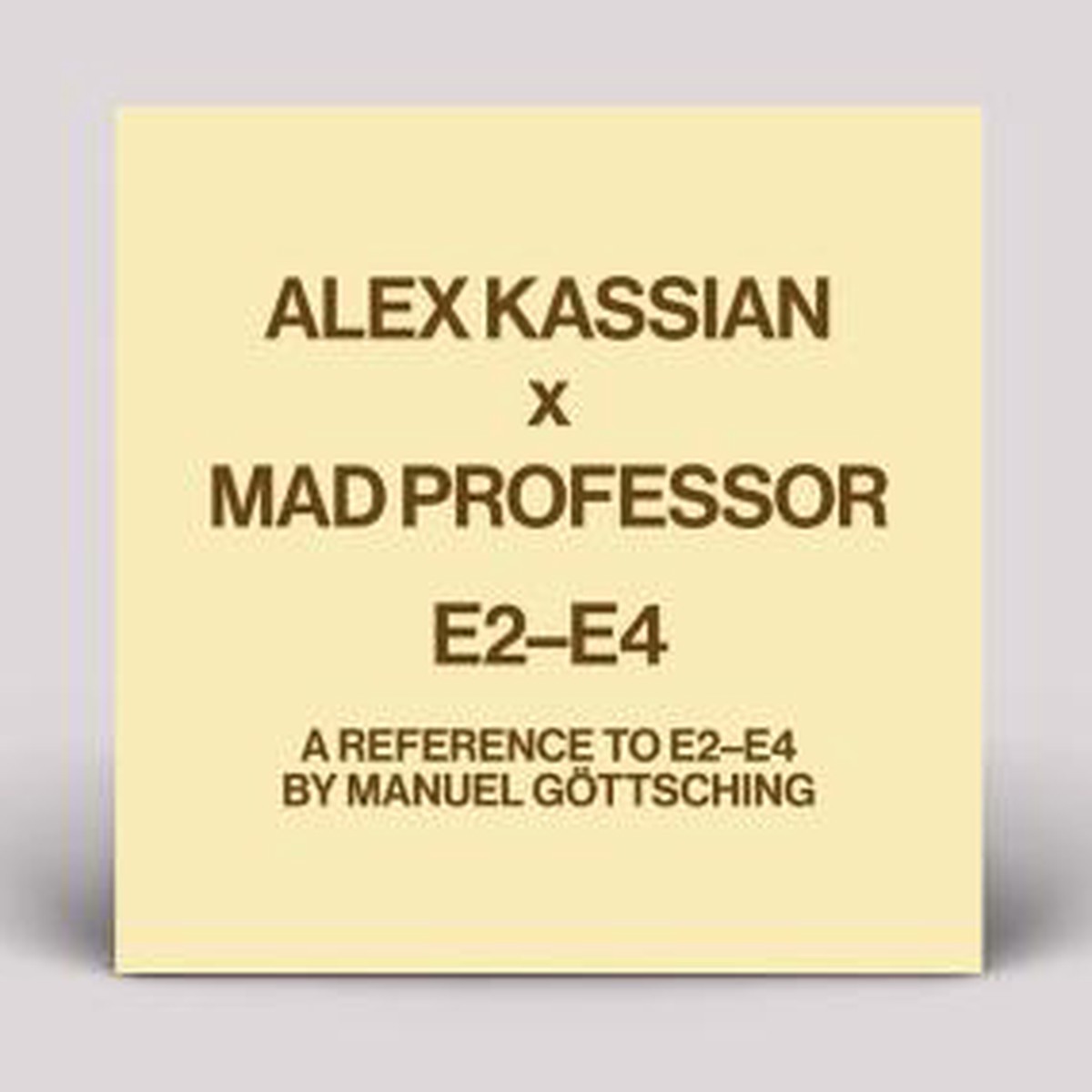 Alex Kassian - A Reference to E2-E4 By Manuel Gottsching (12") (New Vinyl)