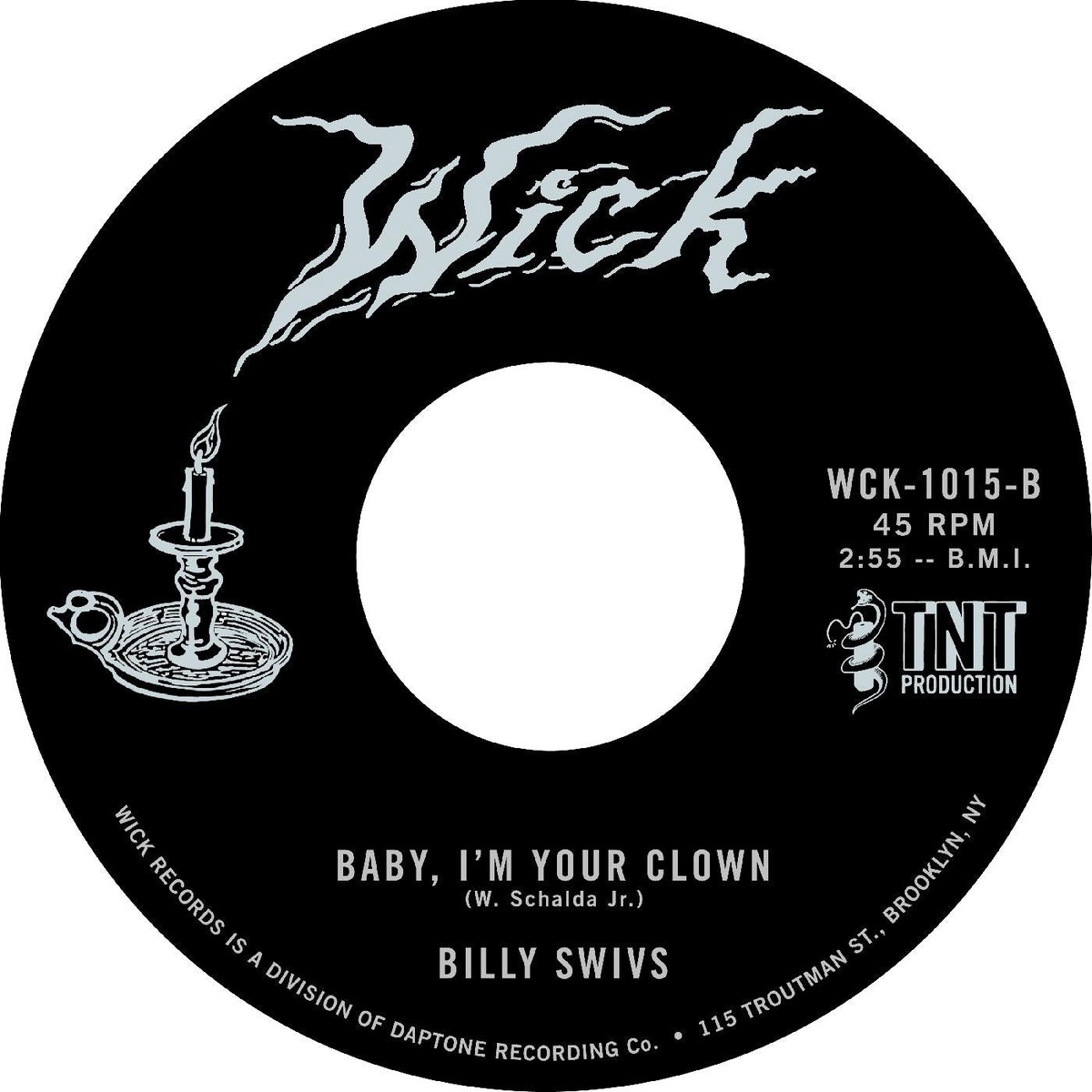 Billy Swivs - Time is Not on My Side b/w Baby, I'm Your Clown 7" (New Vinyl)