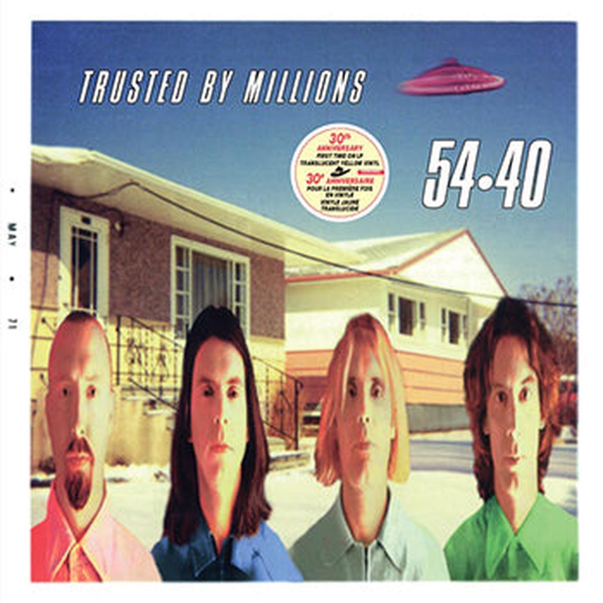 54-40 - Trusted By Millions (Translucent Yellow Vinyl) (RSD 2026) (New Vinyl)