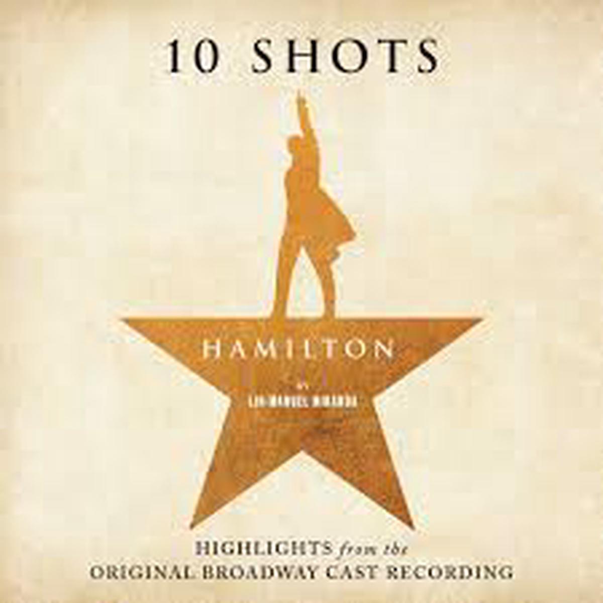 Various Artists - Hamilton: 10 Shots (Highlights From The Original Broadway Cast Recording) (Indie Exclusive Colour Vinyl) (New Vinyl)