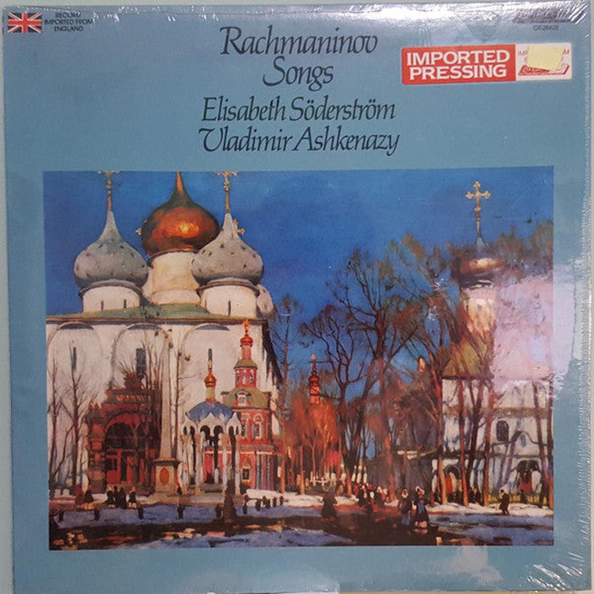 Rachmaninov, Elisabeth Sderstrm, Vladimir Ashkenazy Songs LP