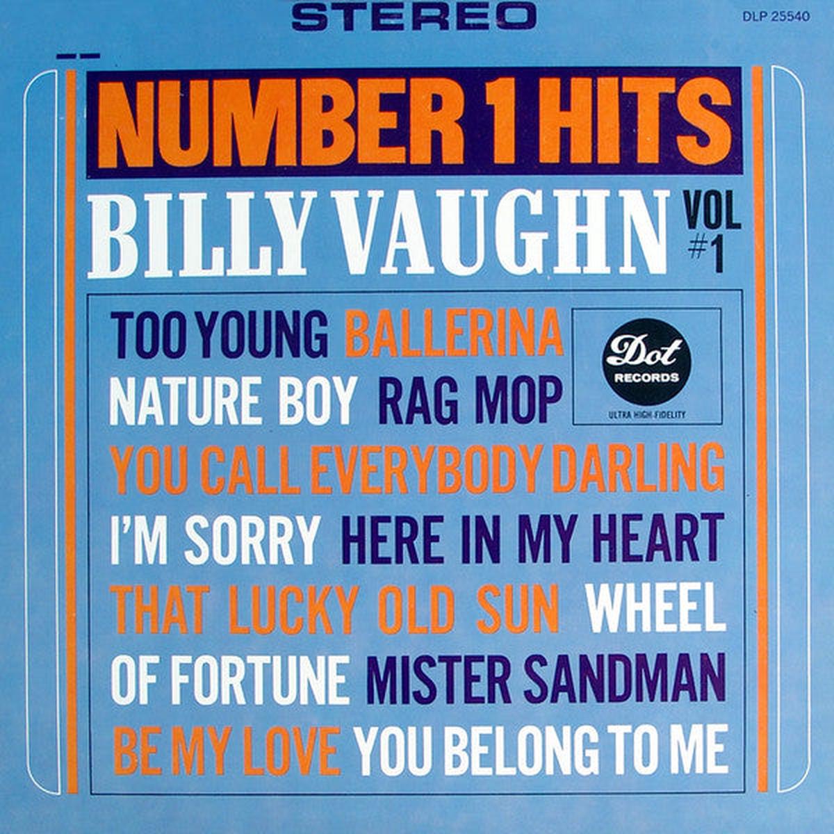 Vaughn, Billy - Number 1 Hits, Vol. 1 (VG+)