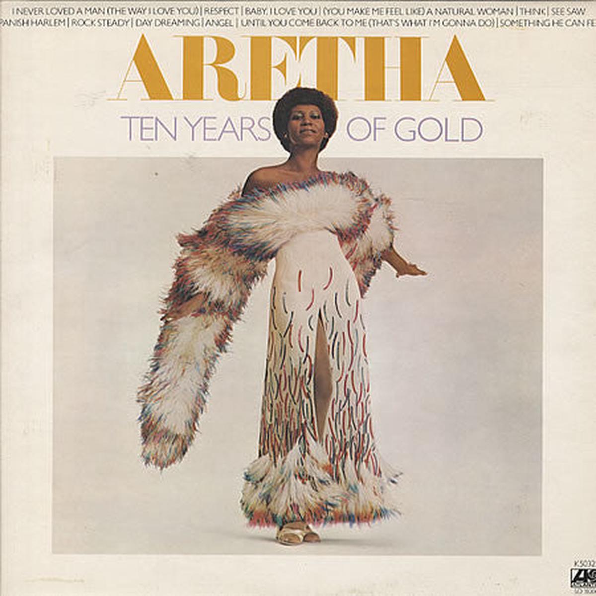 Aretha Franklin  Ten Years Of Gold LP