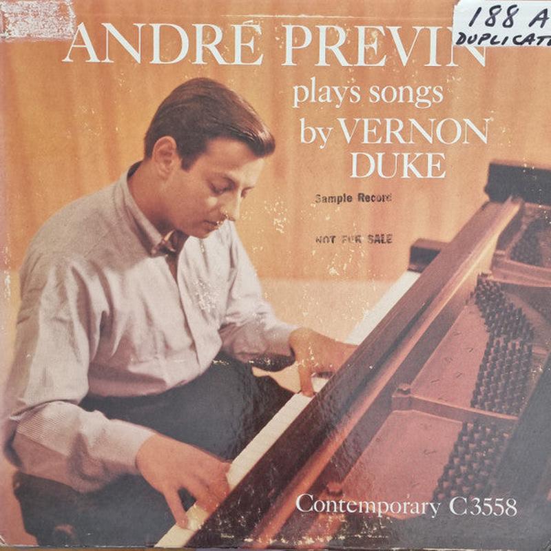 Andr Previn - Plays Songs By Vernon Duke