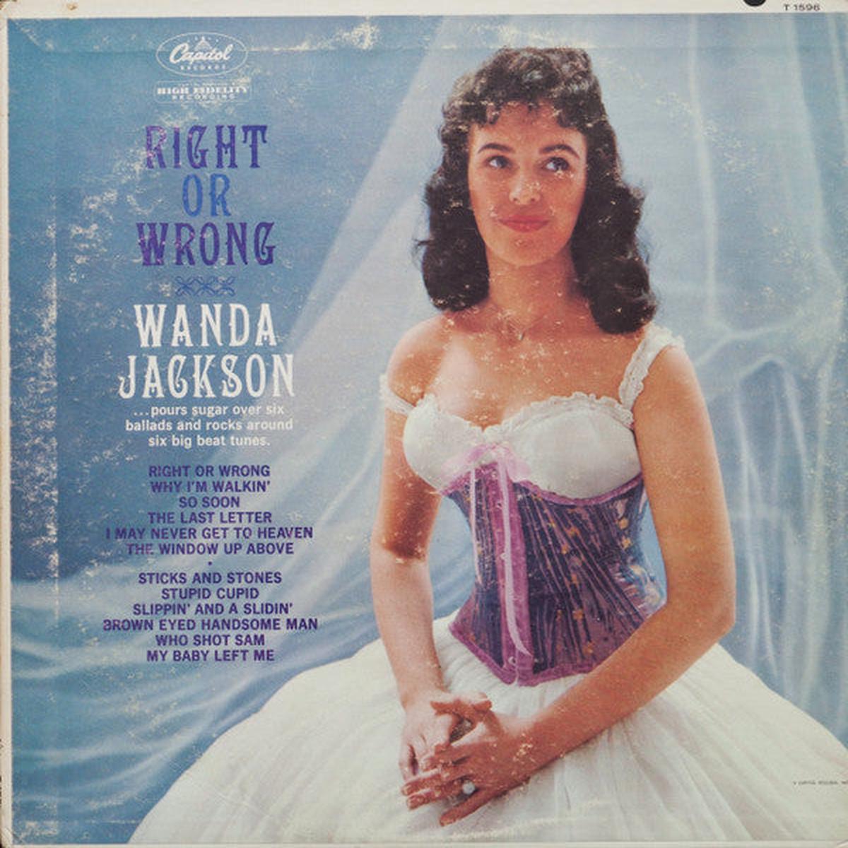 Wanda Jackson Right Or Wrong LP