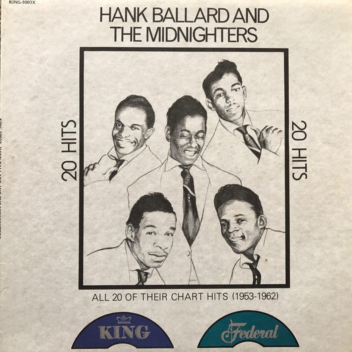 Ballard Hank & The Midnighters - 20 Hits: All 20 Of Their Chart Hits (1953-1962) (VG)