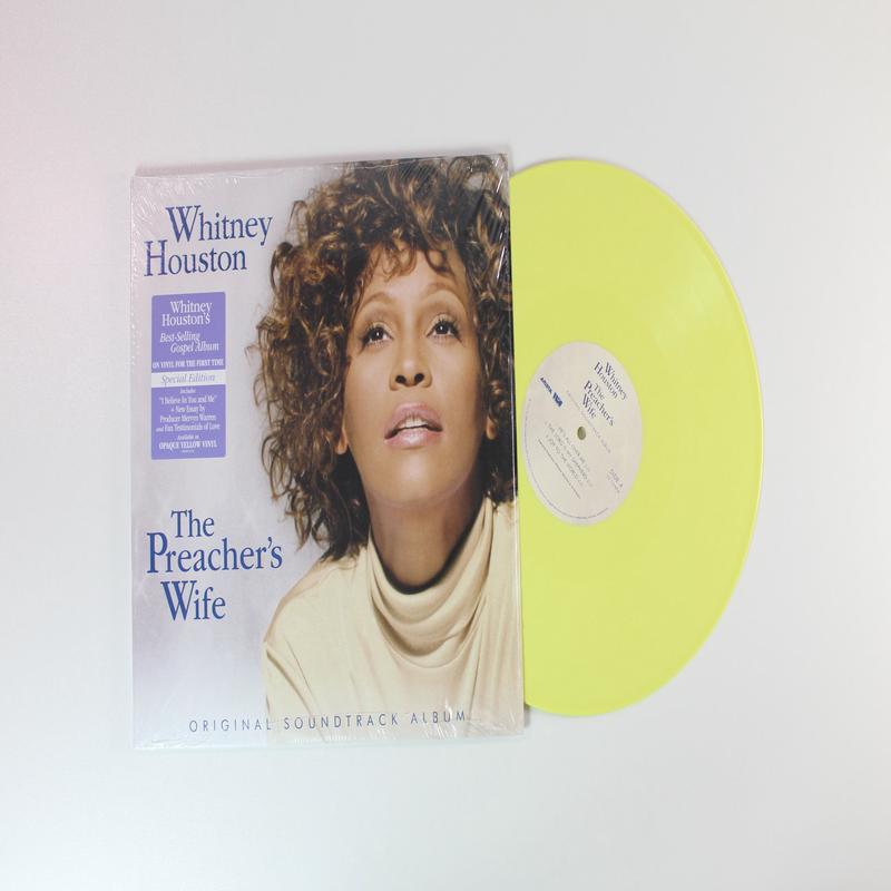Whitney Houston - The Preacher's Wife (Original Soundtrack Album) on Arista Yellow Opaque Reissue
