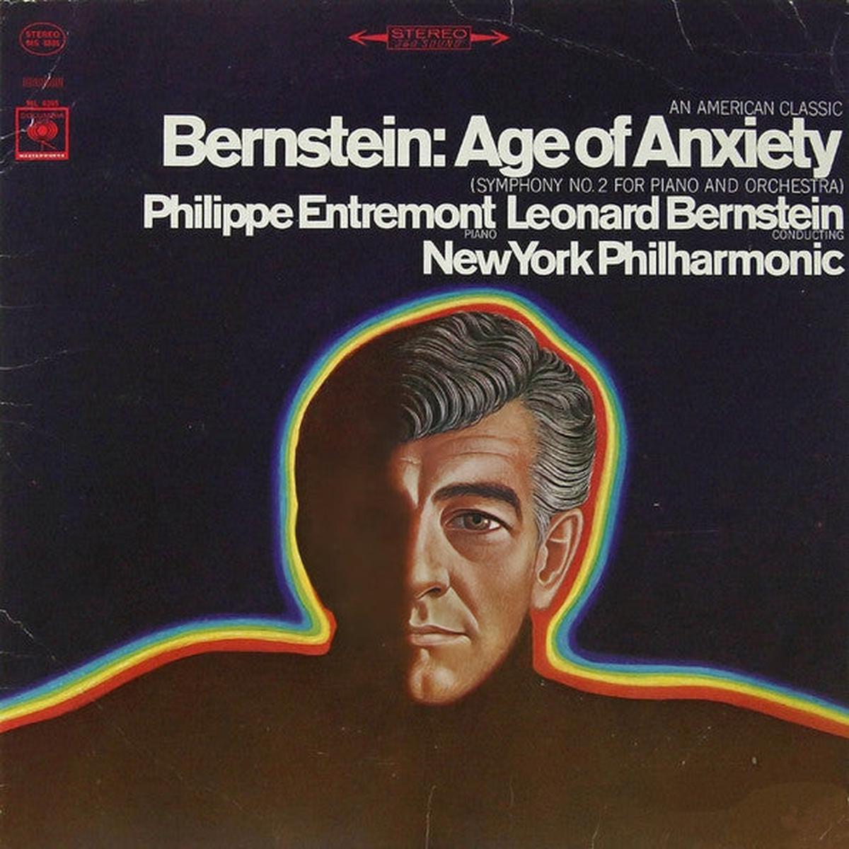 Bernstein, Philippe Entremont, New York Philharmonic Age Of Anxiety (Symphony No. 2 For Piano And Orchestra) LP