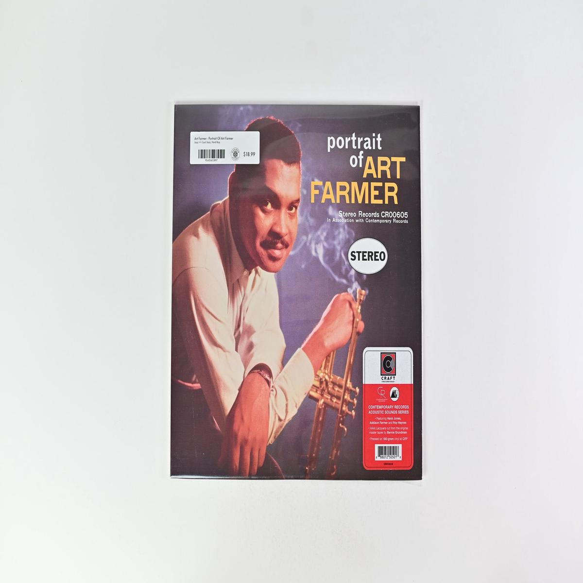 Art Farmer - Portrait Of Art Farmer on Craft Contemporary Records Acoustic Sounds Series