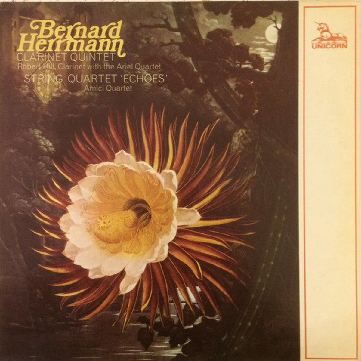 Bernard Herrmann 8211 Clarinet Quintet String Quartet 8221Echoes8221
