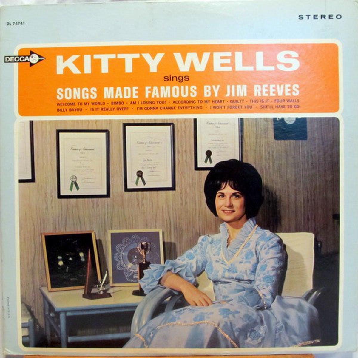 Wells, Kitty - Songs Made Famous By Jim Reeves (VG+)