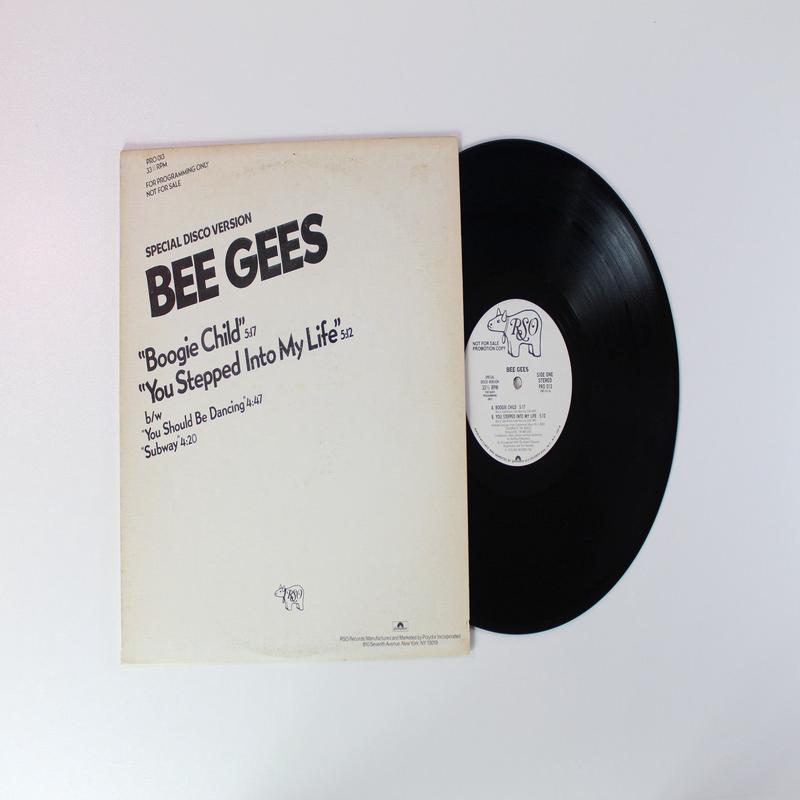 Bee Gees - Boogie Child / You Stepped Into My Life / You Should Be Dancing / Subway on RSO - Promo 12"