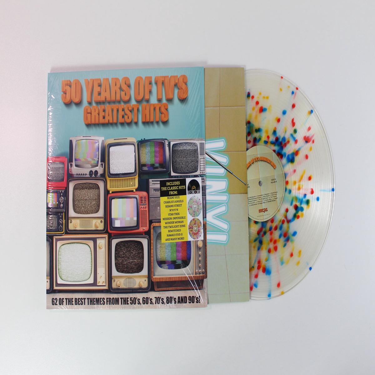 Various - 50 Years Of TVs Greatest Hits on Lmlr RSD 2022 Ltd Splatter Vinyl