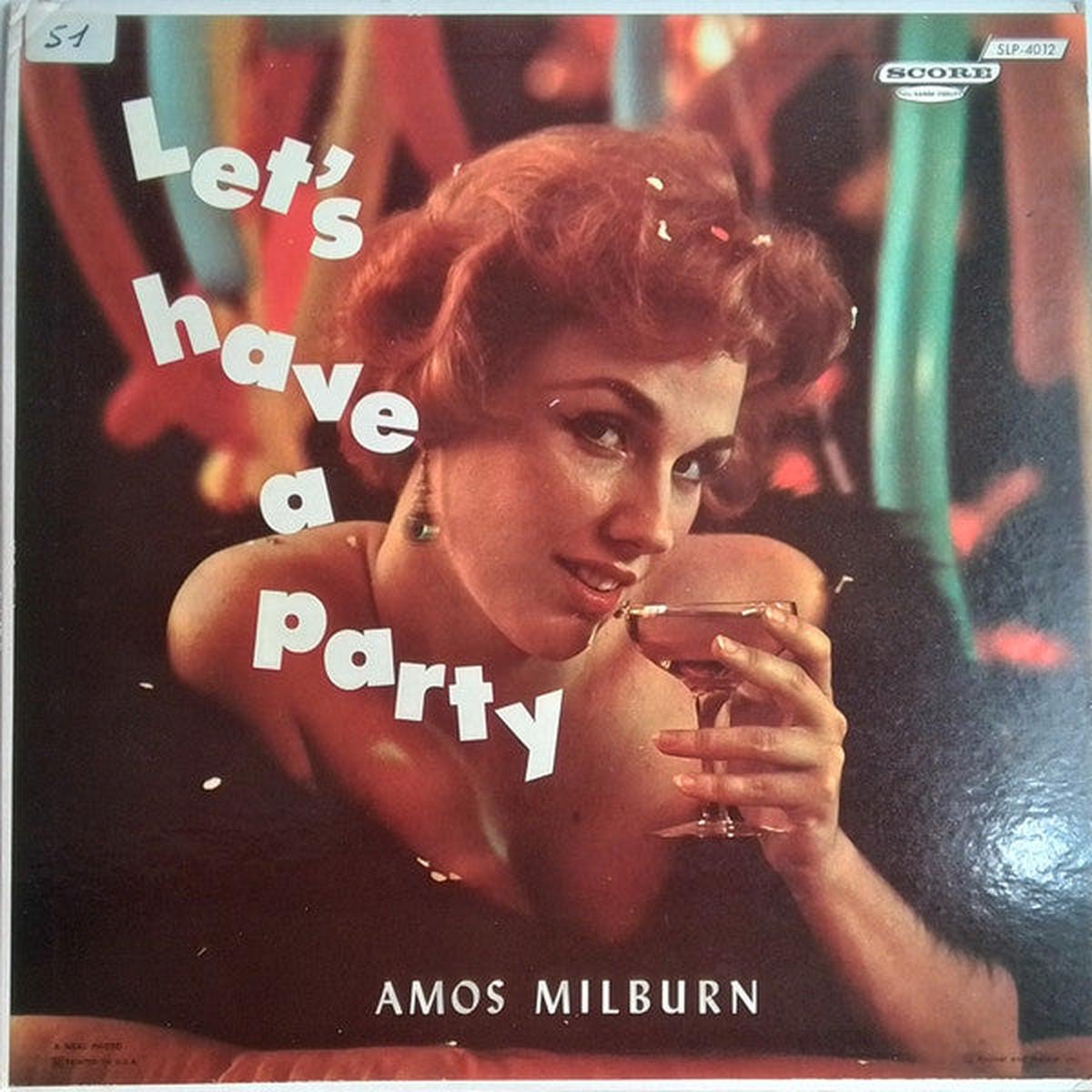 Amos Milburn Let's Have A Party LP