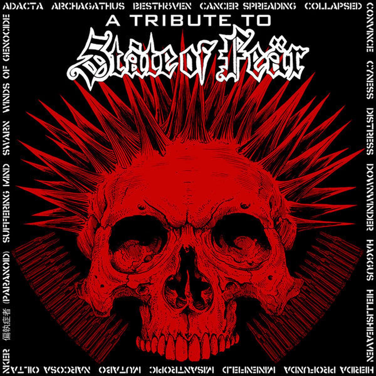 Various  A Tribute To State Of Fear (Red w/ Black Splatter) LP