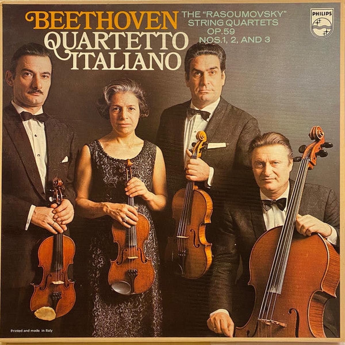 Beethoven / Quartetto Italiano - The "Rasoumovsky" String Quartets Op. 59 Nos. 1, 2, and 3 (3 LP)